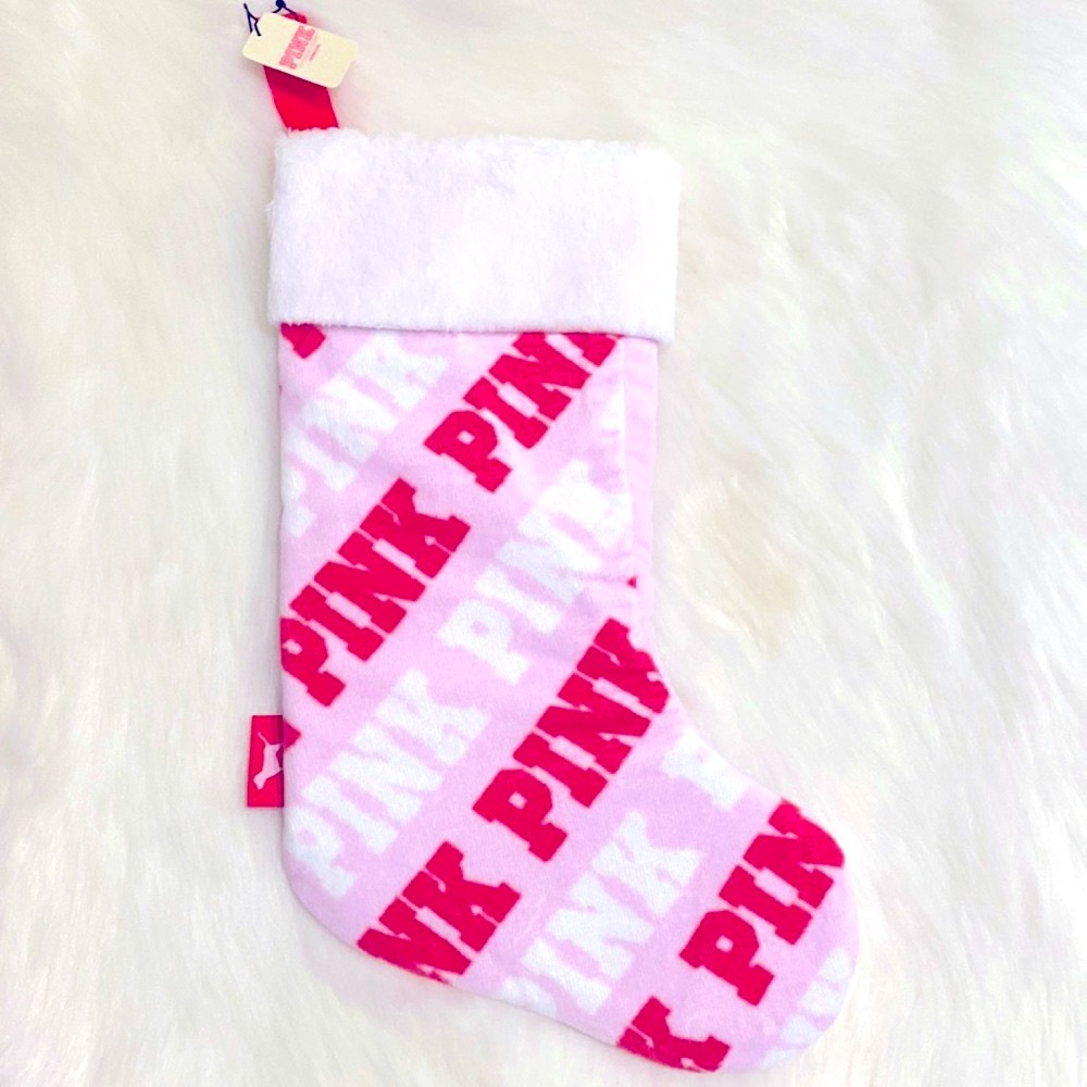 Victoria’s Secret PINK Christmas Stocking NWT Excellent Condition